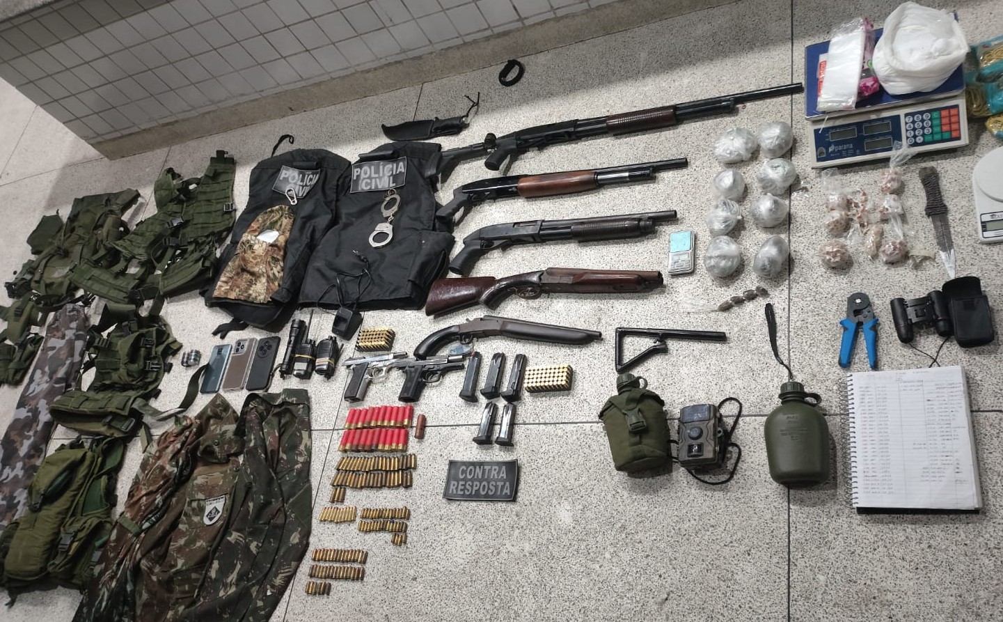 PM prende suspeito de envolvimento em assaltos a bancos e tráfico de drogas