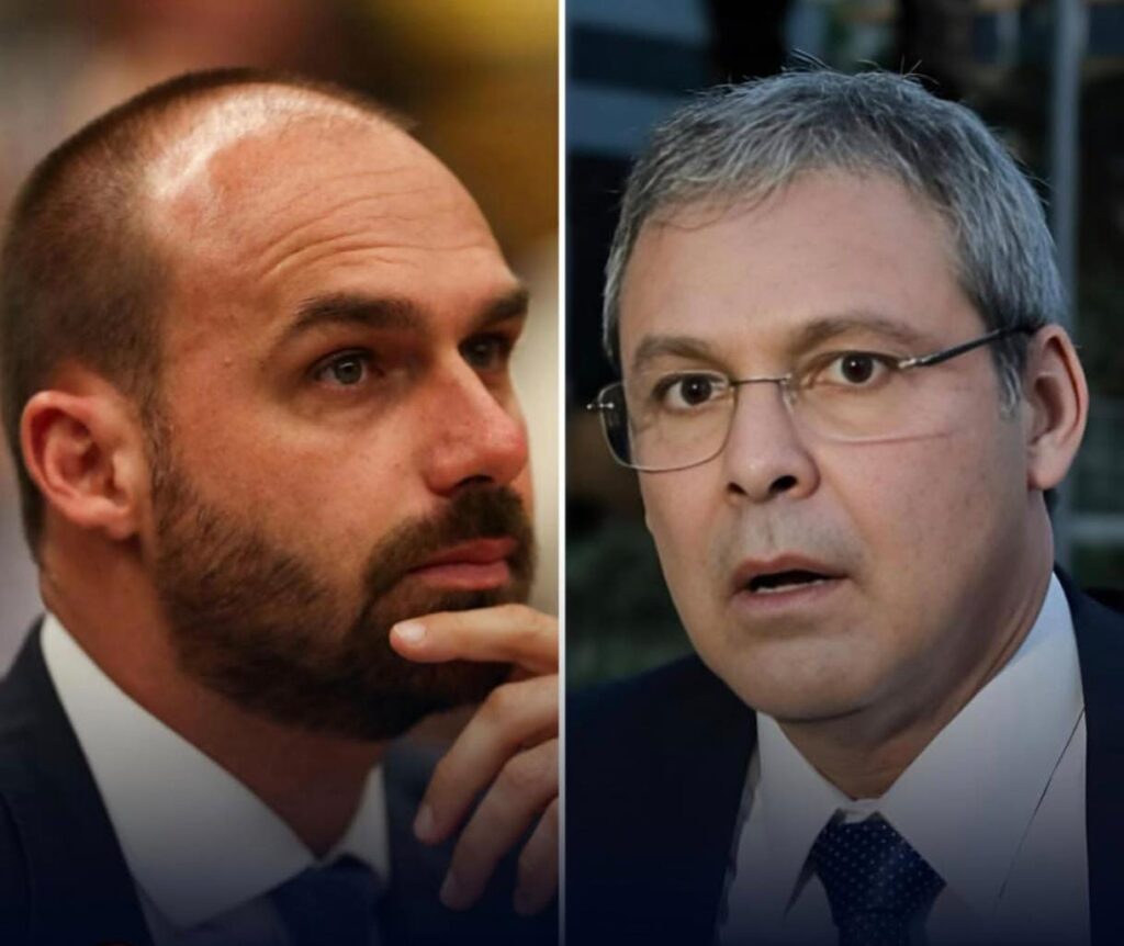 PT pressiona pela cassação de Eduardo Bolsonaro após atingir 50 faltas na Câmara