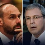 PT pressiona pela cassação de Eduardo Bolsonaro após atingir 50 faltas na Câmara