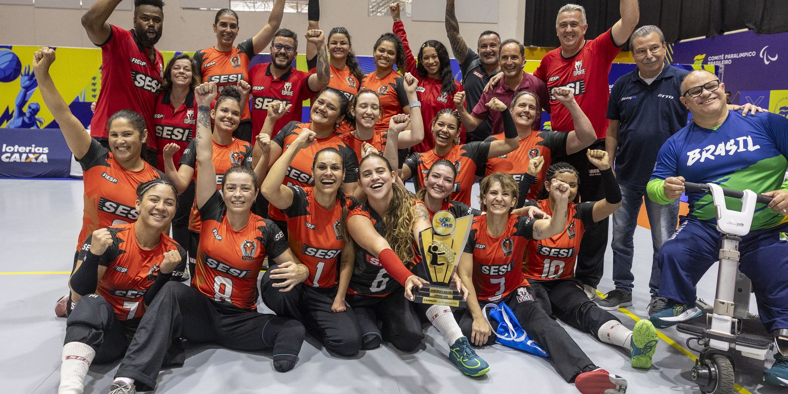Sesi-SP conquista Campeonato Brasileiro de vôlei sentado feminino
