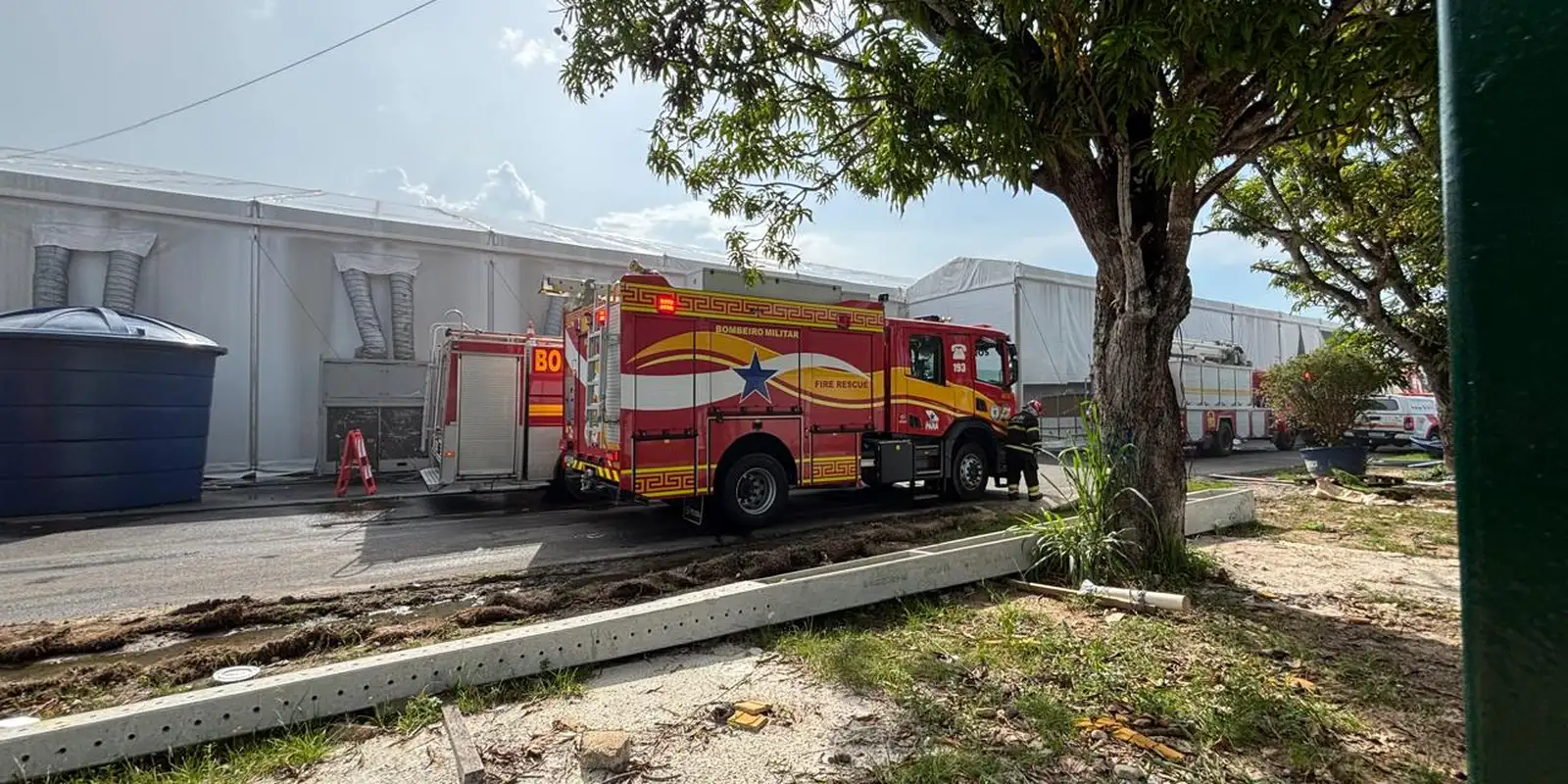 Zona Azul da COP30 é reaberta após incêndio