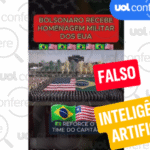 Vídeo de suposta parada militar nos EUA em homenagem a Bolsonaro foi feito por IA
