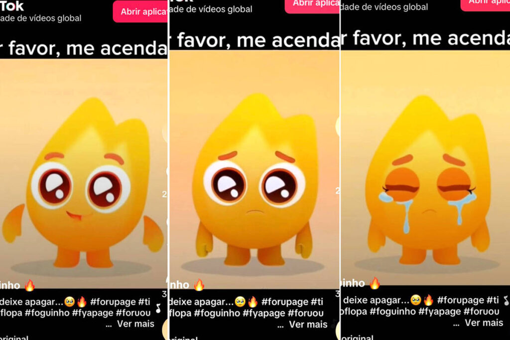 Foguinho do TikTok fomenta vício em crianças, diz ONG - 03/12/2025 - Cotidiano