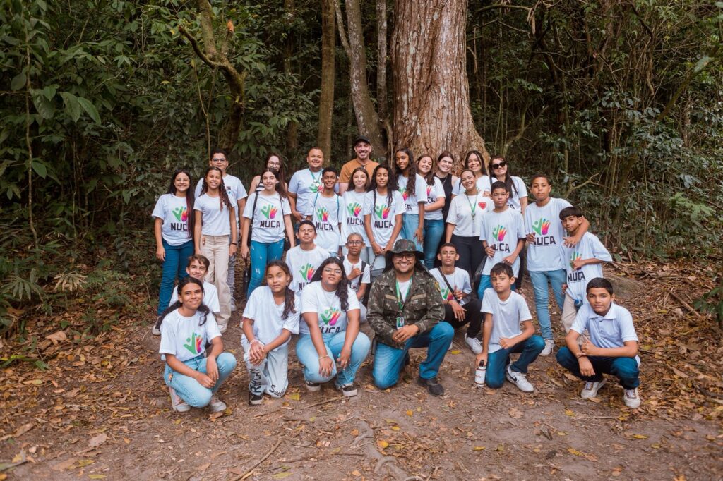 Adolescentes participam de ação sobre meio ambiente e saúde mental na Serra dos Cavalos