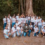Adolescentes participam de ação sobre meio ambiente e saúde mental na Serra dos Cavalos