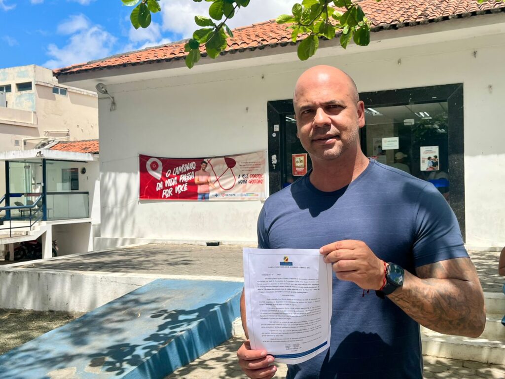 Após solicitação de Anderson Correia, Estado anuncia R$ 3,1 milhões para reforma e ampliação do Hemope Caruaru