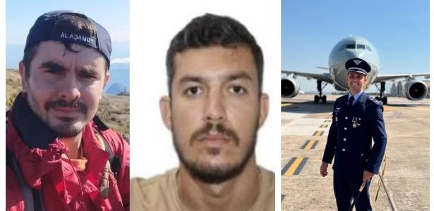 O bombeiro Lucas Silva, o instrutor de voo Diego Dantas e o major da FAB Sérgio Nunes morreram na queda de helicóptero