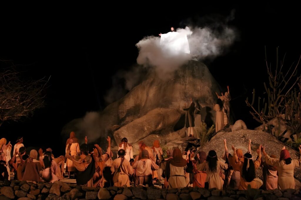 Paixão de Cristo de Nova Jerusalém promete temporada histórica com Jesus subindo aos céus e desaparecendo nas nuvens