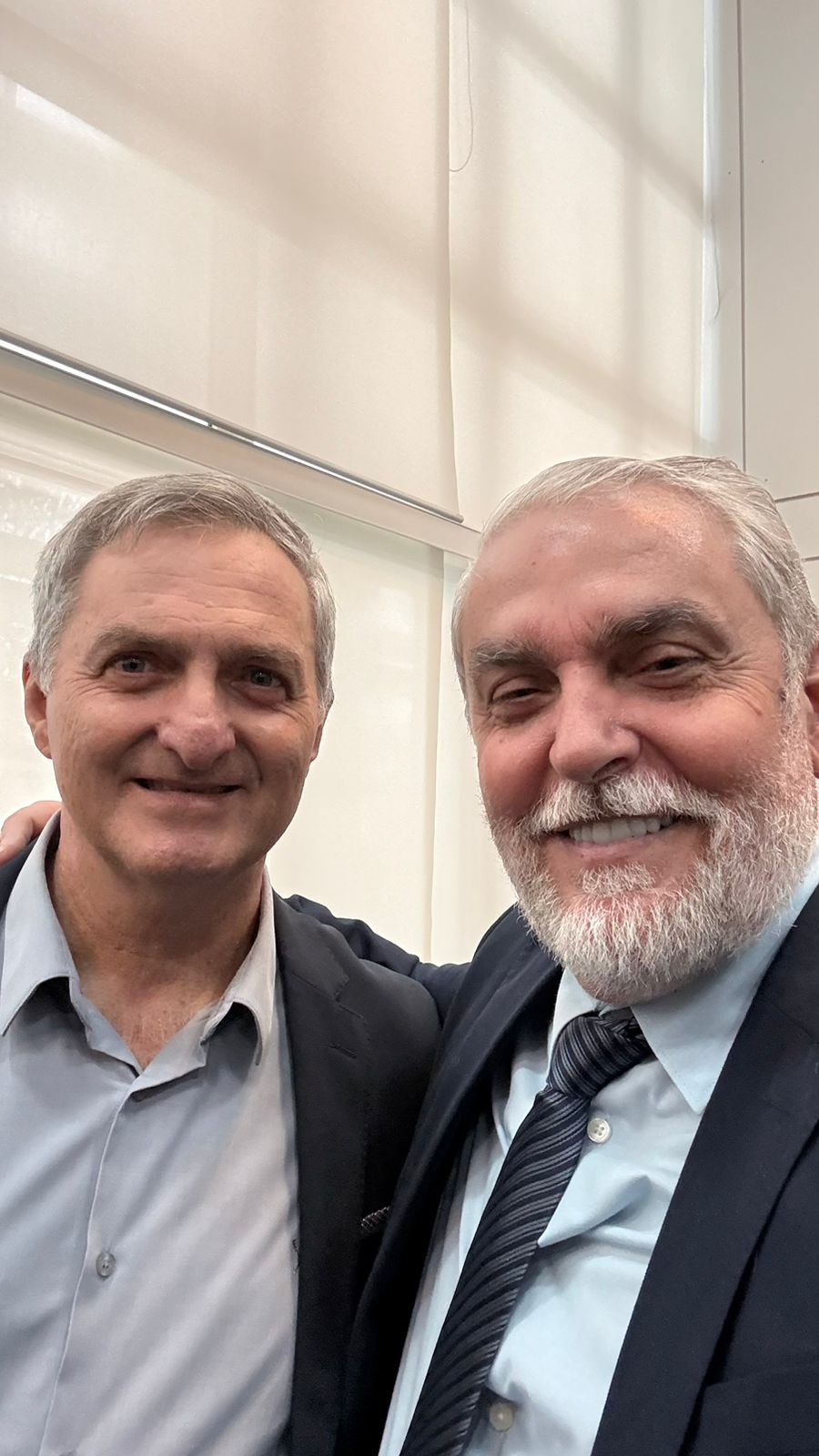 Em Säo Paulo, Silvio Nascimento tem encontro com o irmão de Bolsonaro