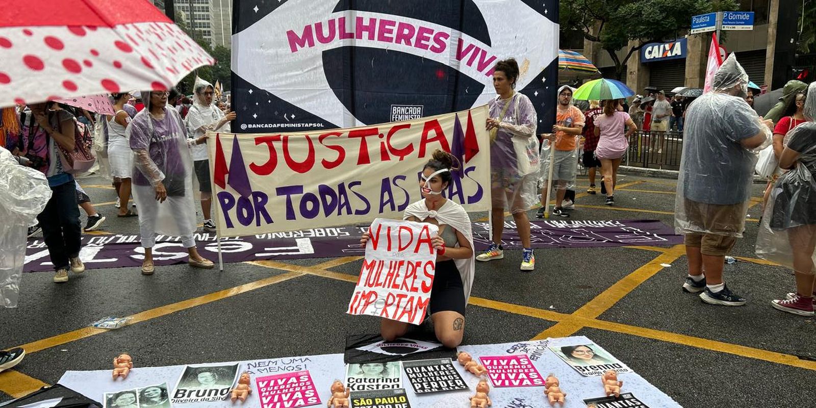 SP: ato das mulheres pede fim da violência e defende fim da escala 6x1