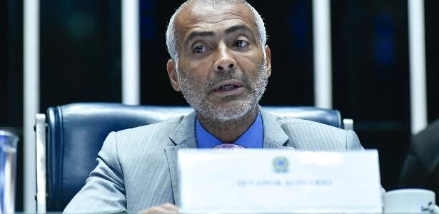 O ex-jogador de futebol e senador Romário (PL-RJ)