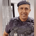 Tenente-coronel Geraldo Leite Rosa Neto está preso sob acusação de feminicídio da esposa, a soldado Gisele Alves Santana, e fraude processual