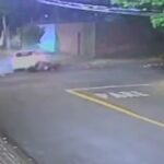 Vídeo mostra motorista fugindo após acidente de trânsito em Apucarana