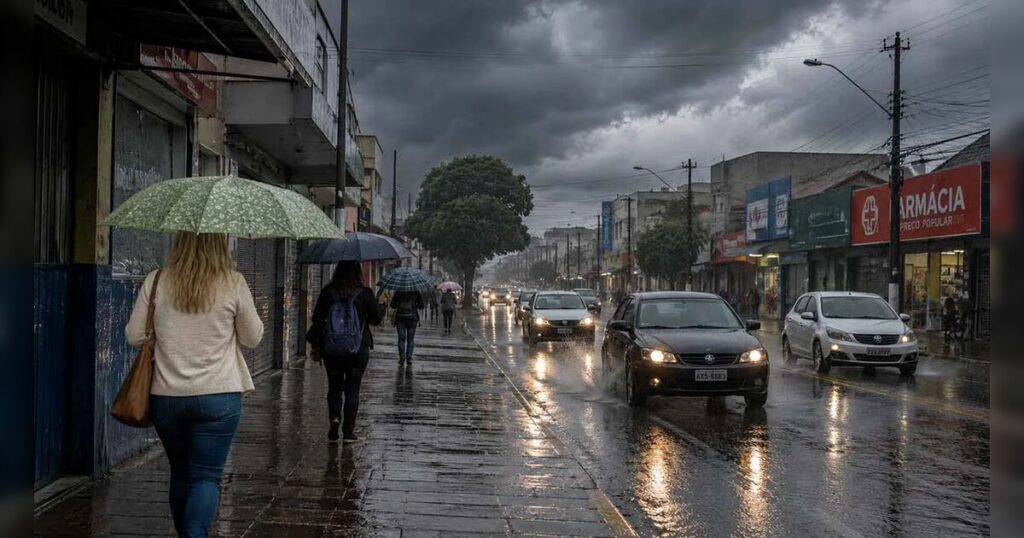 Chuva marca o sábado em Ivaiporã e região; frio ganha força nos próximos dias