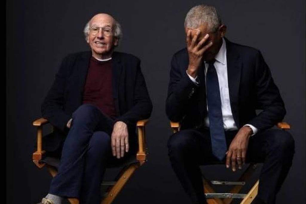 HBO estreia em junho nova série de Larry David com Obama - 08/05/2026 - Ilustrada