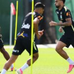 Seleção brasileira se reapresenta e faz 1º treino para encarar Haiti