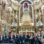 Concerto de banda em igreja no Rio chama atenção para encontro mundial