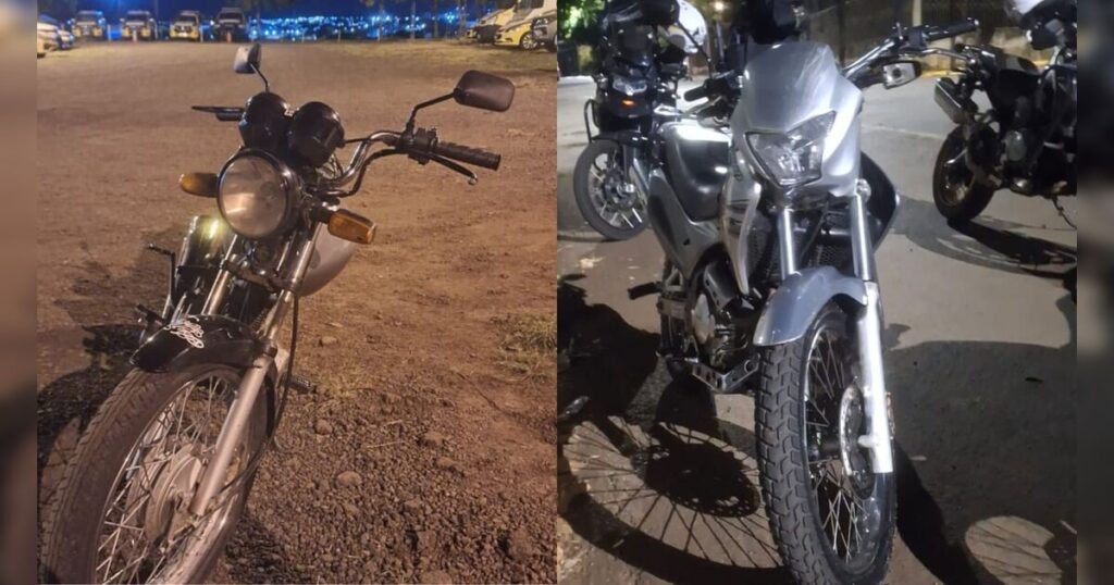 Rocam apreende duas motos com irregularidades graves em Apucarana