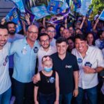 Em grande festa, Anderson Correia inaugura comitê ao lado de Eduardo e Lula da Fonte