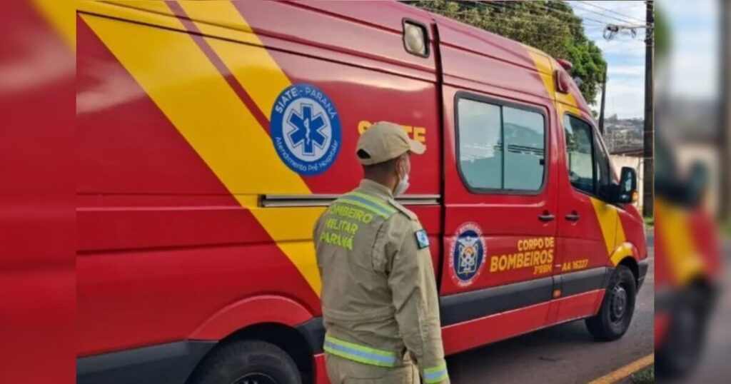 Motociclista fica ferido após colisão com Fiorino próximo à Rodoviária de Apucarana