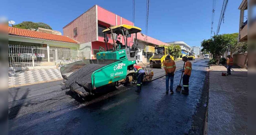 Ivaiporã inicia recapeamento com investimento de R$ 12 milhões