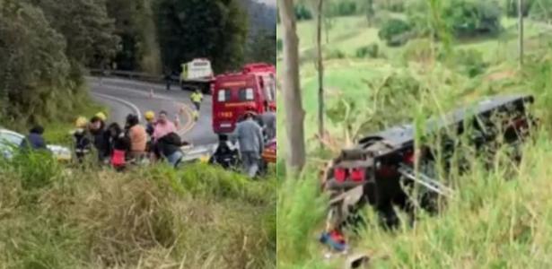 Acidente de ônibus em Cruzeiro (SP)