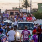 Na Mata Norte, Raquel assegura duplicação da PE-90 durante carreata em Lagoa do Carro e caminhada em Paudalho