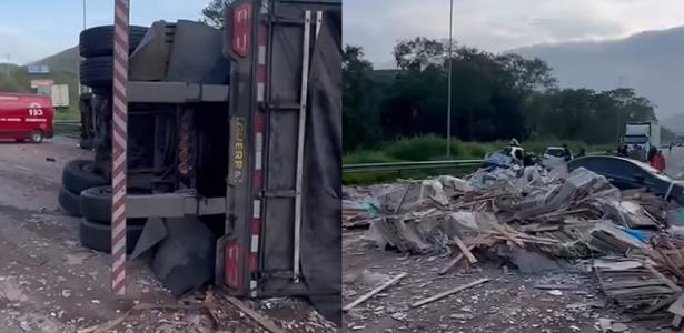 10.out.2026 - Acidente grave deixou ao menos cinco mortos na BR-393, em Barra do Piraí (RJ)