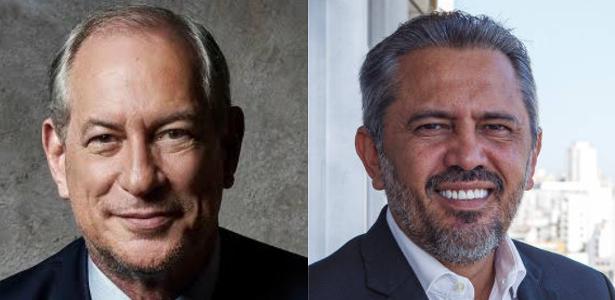 Ciro Gomes (PSDB) e Elmano de Freitas (PT)