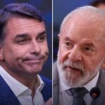 FLÁVIO BOLSONARO APARECE À FRENTE DE LULA EM PESQUISA PARA O SEGUNDO TURNO