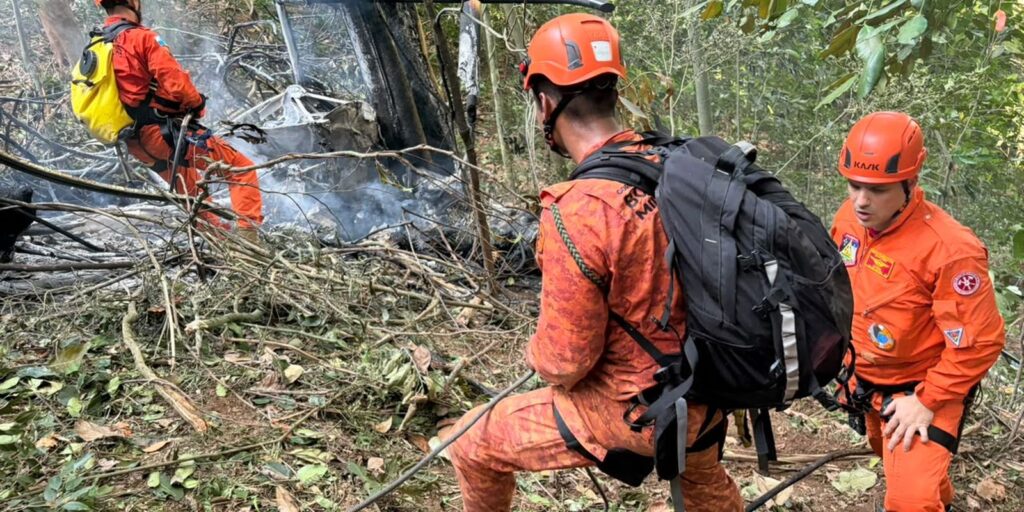 Justiça bloqueia bens de empresa por queda de helicóptero, no Rio