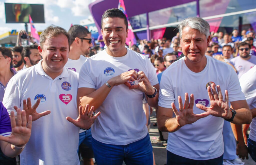 Rodrigo Pinheiro, Anderson Luiz e Fernando Monteiro convocam população para grande carreata com Raquel Lyra em Caruaru