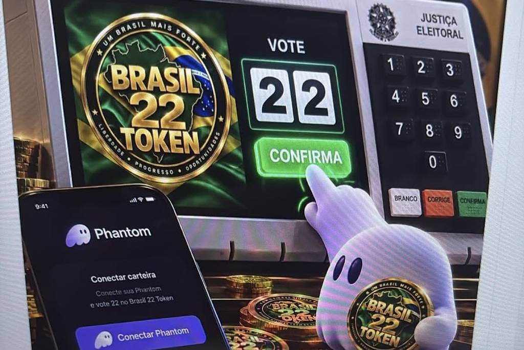 Site dá criptomoedas a quem divulgar conteúdo pró-Flávio - 08/10/2026 - Política