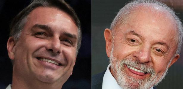 Flávio Bolsonaro e Lula